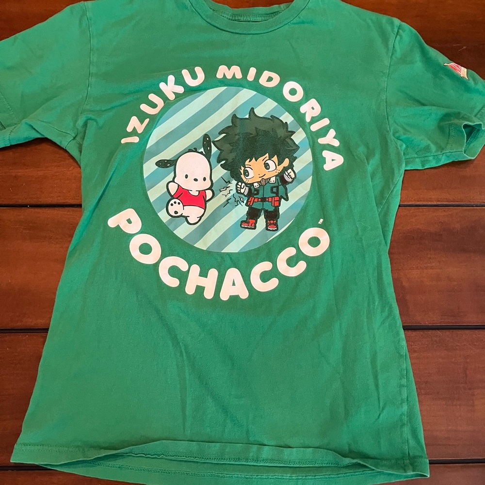 Kids' Green Character Graphic T-Shirt